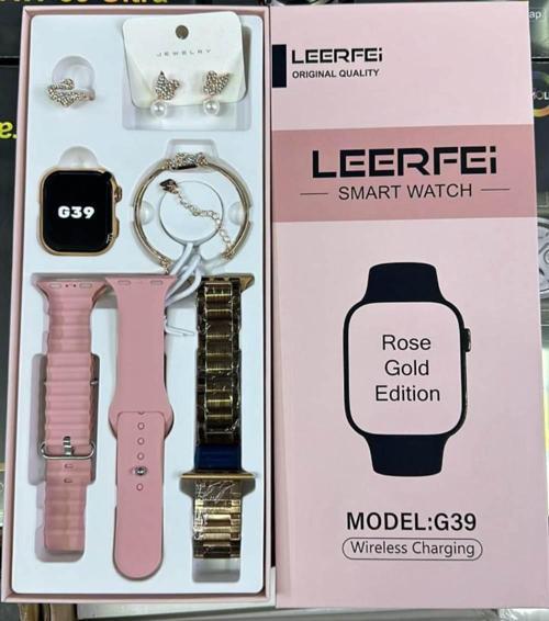 Kadın Saat G39 Küpe+Yüzük+Bileklik HEDİYE