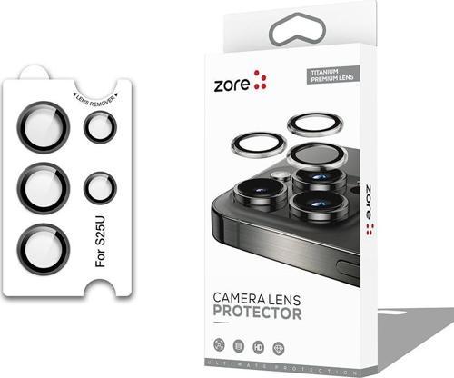 Galaxy S25 Ultra CL-12 Premium Safir Parmak İzi Bırakmayan Anti-Reflective Kamera Lens Koruyucu