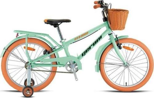 Milano 16 Jant Çocuk Bisikleti 2025 Model Mint Yeşili Kahverengi