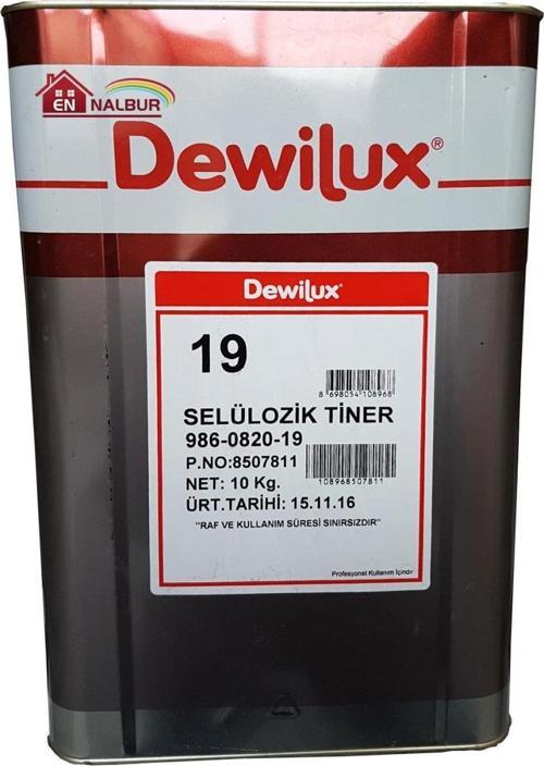 Dewilüx Selülozik Tiner 10 Kg (12 Litre)