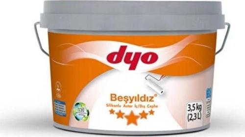 Beşyıldız Silikonlu İç Dış Astar 3,5 Kg Beyaz