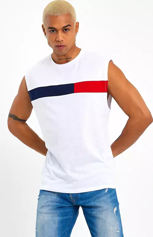 Süperlife Erkek Bisiklet Yaka Regular Fit Garnili Tişort SPR23AT346