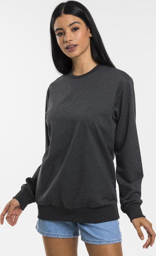 Süperlife Kadın Bisiklet Yaka Oversize Fit İnce Sweatshirt SPR21K30