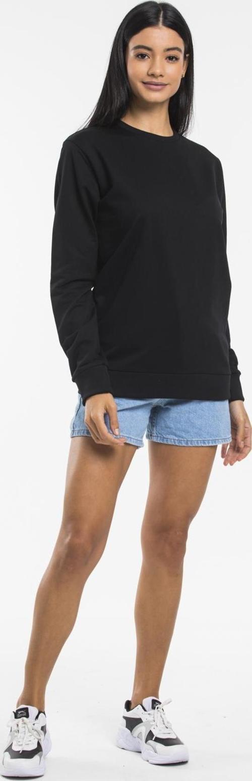 Süperlife Kadın Bisiklet Yaka Oversize Fit İnce Sweatshirt SPR21K30