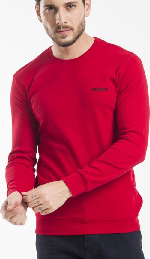 Süperlife Bisiklet Yaka Uzun Kollu Dar Kalıp İnce  Erkek Sweatshirt SPR2019K18