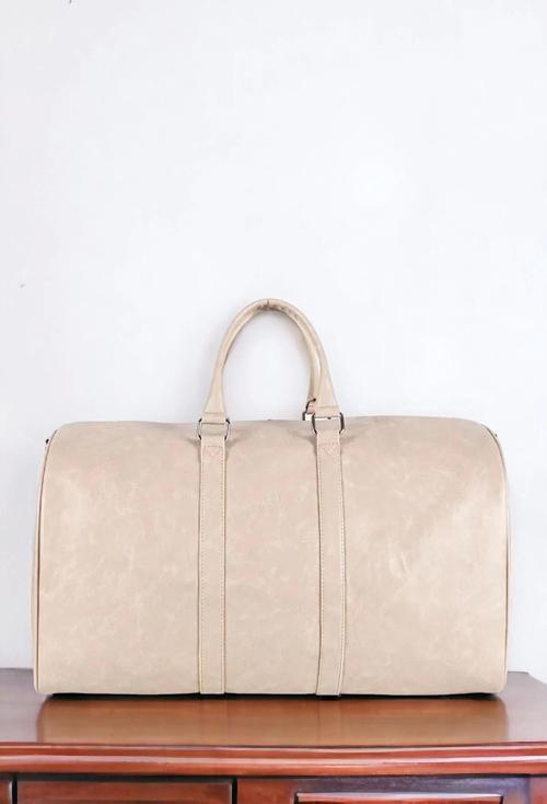 Sportif Vintage Krem Valiz