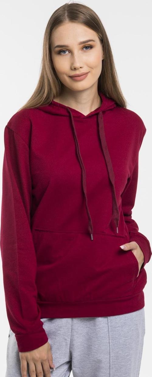 Süperlife Kadın Kapşonlu Oversize Fit İnce Sweatshirt spr21k55