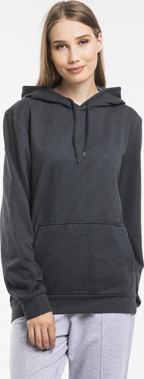 Süperlife Kadın Kapşonlu Oversize Fit İnce Sweatshirt spr21k55