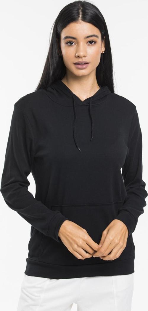 Süperlife Kadın Kapşonlu Oversize Fit İnce Sweatshirt spr21k55