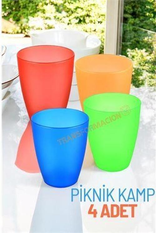 Bardak Seti Kamp Piknik Bardağı 4 ADET