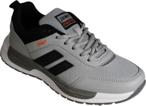 Erkek Gri Fileli Memory iç taban Sneaker Spor Ayakkabı
