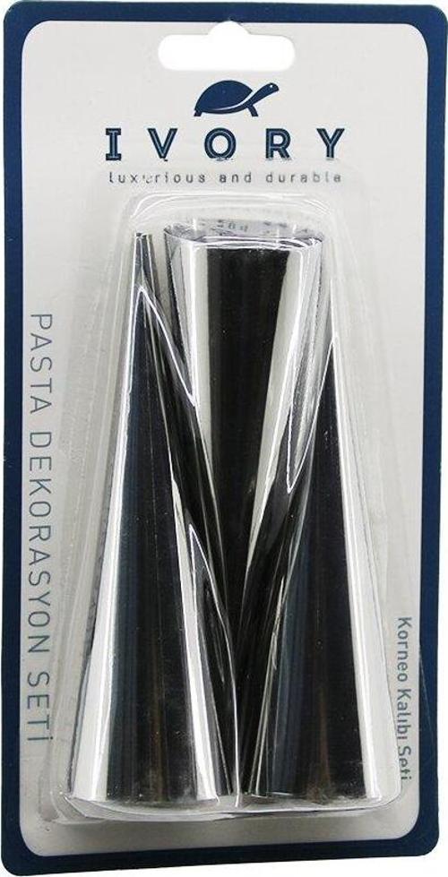 3PCS  KORNEO KALIP - PASTA DEKORASYON  ÇAP: 3CM X UZUNLUK: 12CM-Findit
