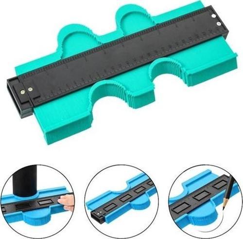 Kontur Ölçüm Cihazı Ahşap Fayans Şekillendirme Kalıbı 24 cm-Findit