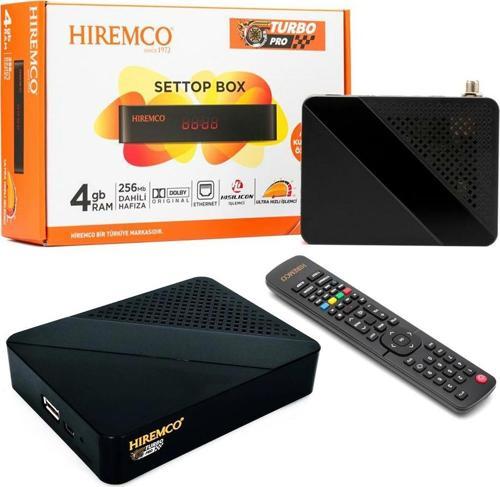 TURBO PRO 4GB RAM 256 MB DAHİLİ HAFIZA LINUX TABANLI DAHİLİ WİFİ FULL HD MİNİ UYDU ALICISI-Findit