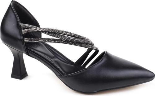 3559 Kadın 6 Cm Topuklu Taşlı Stiletto Ayakkabı