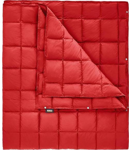 Kamp Battaniyesi - Dış Mekan Hafif Kompakt Seyahat Yorganı Kamp Yürüyüş Outdoor Şal, Battaniye 175-135 Cm Kırmızı