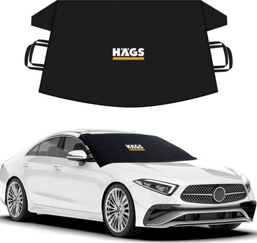 Buz Ve Kar Önleyici Araç Ön Cam Örtüsü Brandası | Ağır Hizmet Tipi 600D Oxford Kumaş | Arabalar, Suv`Lar, Kamyonetler İçin Oto Ön Cam Koruyucu Güneşlik | Don Örtüsü (175X106Cm) Std - Siyah