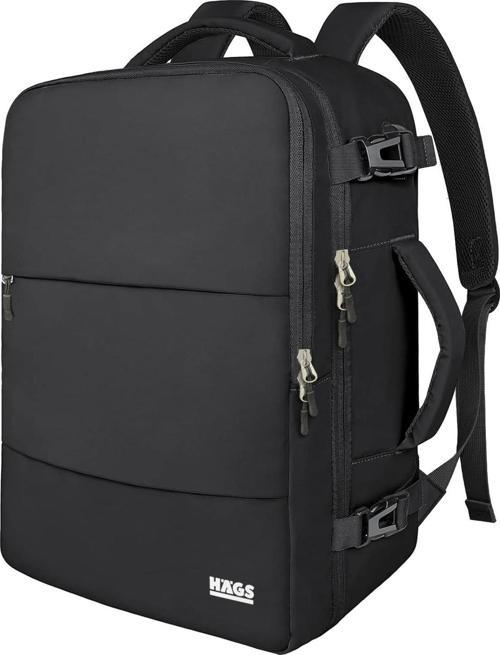Laptop Sırt Çantası, Seyahat Çantası Hafif El Çantası Küçük Bavul Valiz, Uçak Onaylı Bagaj Çantası, Erkek Ve Bayan İçin, 15.6 İnç Notebook Dizüstü Bilgisayar Laptop Macbook Çantası, Siyah