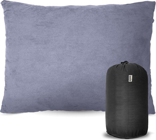 Kamp Yastığı, Seyahat Yastığı, Silikon Elyaf Dolgulu Hafif Küçük Yastık, Orta Sertlikte, Nefes Alabilir Kılıf, Kamp, Uçak Ve Araba İçin İdeal 35X50Cm Polar Antrasit