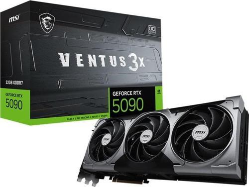 GeForce RTX 5090 32G VENTUS 3X OC 32GB GDDR7 DLSS 4 512 bit  NVIDIA Ekran Kartı