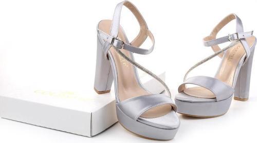 3171 Kadın 12 Cm Topuklu Saten Platform Abiye Ayakkabı