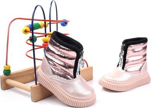 Arzn-3395 Cırtlı Kaymaz Taban Kız Bebek Bot
