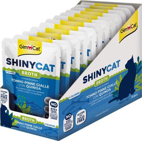 GIMCAT SHINYCAT PGimcat Shinycat Pouch Yellowfin Tuna And Quinoa 70 gr – Sarı yüzgeçli Ton Balığı ve Kinoa X12AD