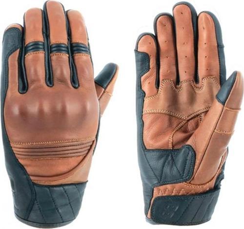 Rust Deri Eldiven Kahverengi Retro