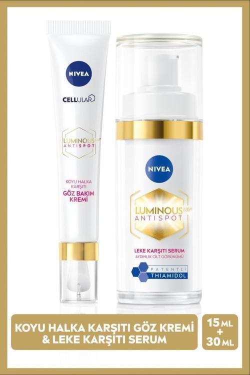 Luminous630 Thiamidol Etkili Leke Karşıtı Cilt Serumu 30ml ve Koyu Halka Karşıtı Göz Kremi 15ml
