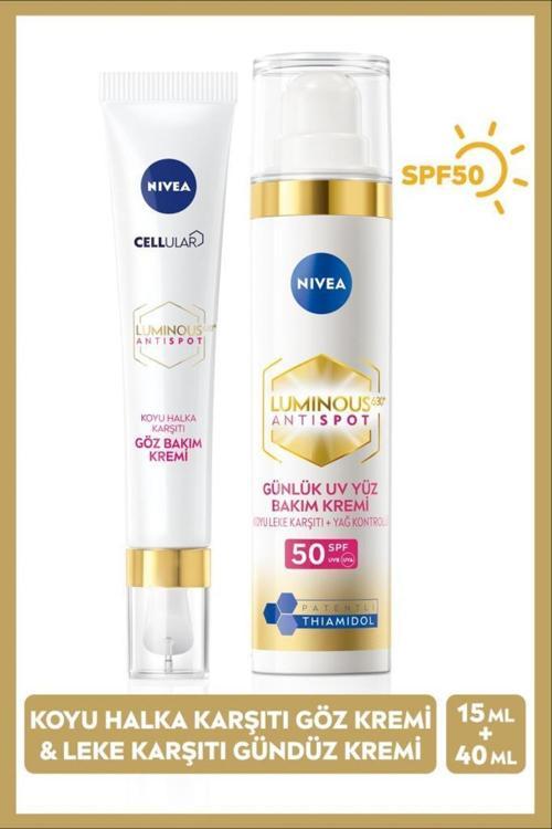 Luminous630 Thiamidol Etkili Leke Karşıtı Gündüz Krem 40ml,spf50 Ve Koyu Halka Karşıtı Göz Kremi15ml