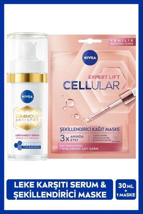 Luminous630 Thiamidol Etkili Leke Karşıtı Serum 30ml Ve Cellular Expert Lift Şekillendirici Maske