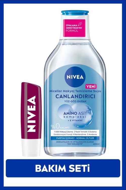 Micellar Makyaj Temizleme Suyu 400ml, Böğürtlen Dudak Bakım Kremi