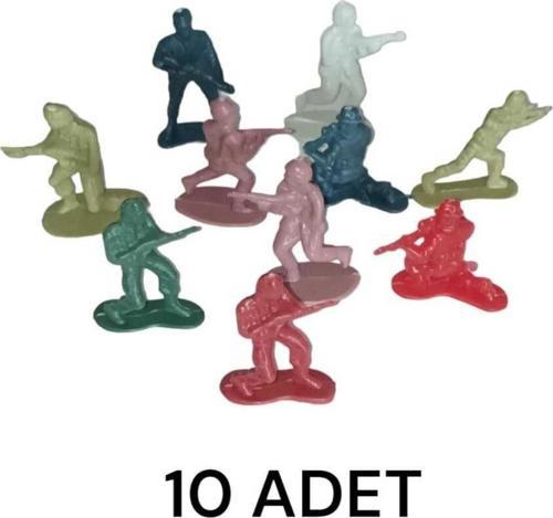 10 adet plastik asker