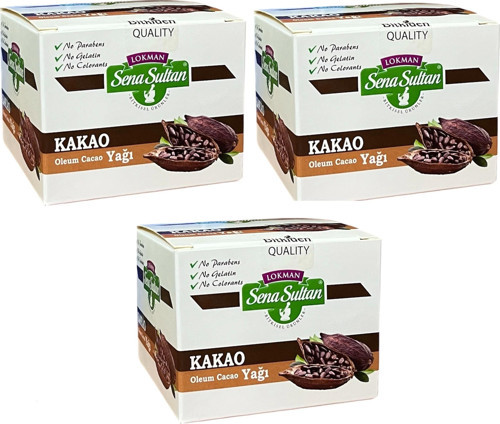 Sena Sultan 3 Adet Saf Kakao Yağı 100 ml