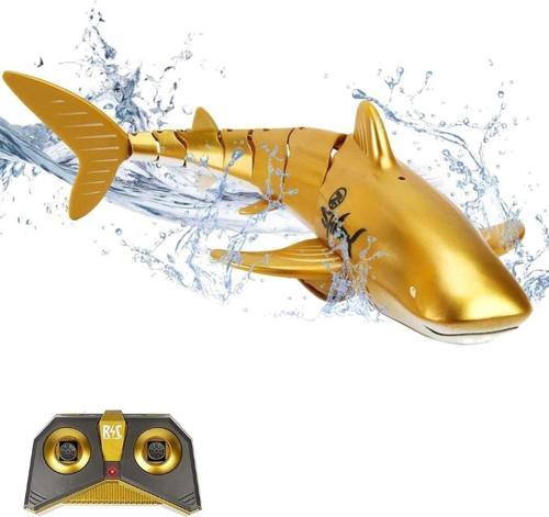 Uzaktan Kumandalı 360 Derece Dönen 30 Cm Usb Şarjlı Köpek Balığı Sarı