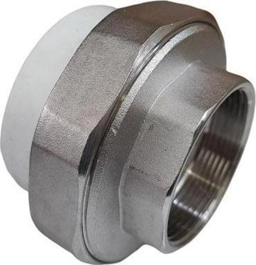 Pp Eco Oynar Başlı Dişi Rakor 25X3/4  Beyaz