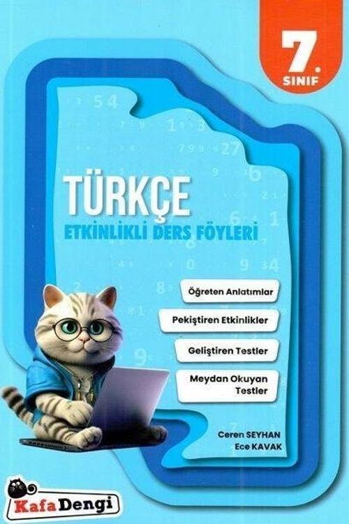 Kafa Dengi Yayınları 7. Sınıf Türkçe Etkinlikli Ders Föyleri