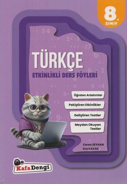 Kafa Dengi Yayınları 8. Sınıf Türkçe Etkinlikli Ders Föyleri