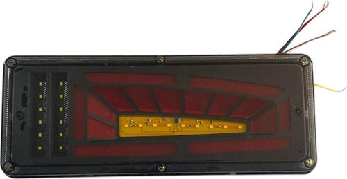Stop Lambası Full Ledli Tır Kamyon Dorse 12-24v -Kayar Sinyalli 33cm-14cm (2 Adet)
