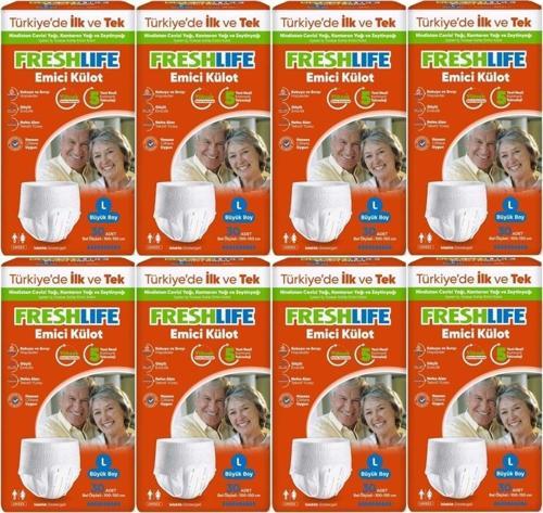 Emici Külot Hasta Bezi Large - Büyük - L 240 Adet (8Pk x 30)