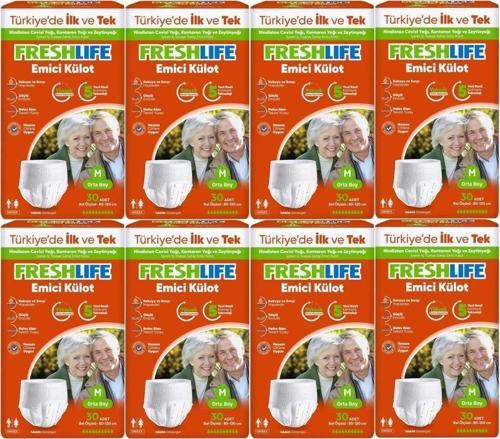 Emici Külot Hasta Bezi Medium - Orta - M 240 Adet (8Pk x 30)