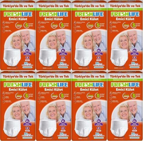 Emici Külot Hasta Bezi Xl Ekstra Büyük 240 Adet (8Pk x 30)