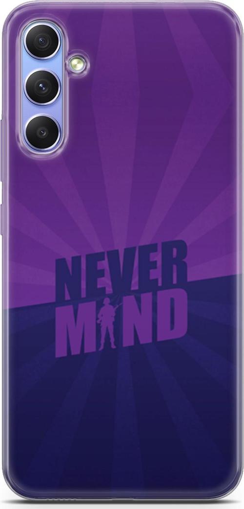 Samsung Galaxy A34 5G Kılıf Orijinal Seri Typo 06 Never Mind Koruyucu Kapak