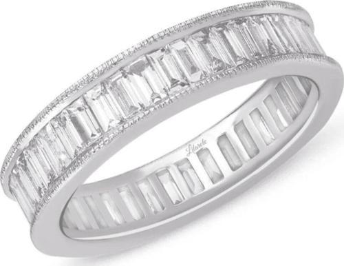 1.59 Ct. Modern Tasarım Tamtur Baget Pırlanta Yüzük