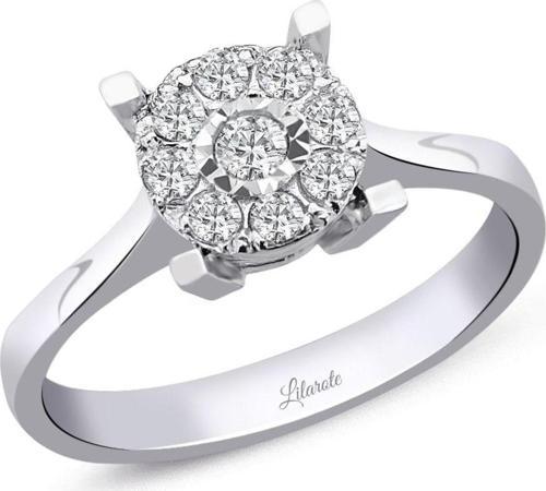 0.17 Ct. Modern Tasarım Coronet Tektaş Yüzük