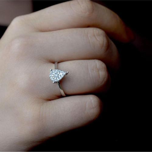 0.18 Ct. Damla Modern Tasarım Pırlanta Yüzük
