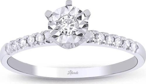 0.15 Ct. Tektaş Pırlanta Yüzük 6 Tırnaklı