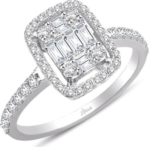 Baget Pırlanta Yüzük 0.72 Ct