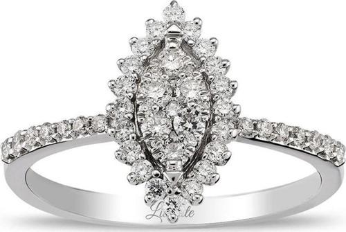 0.39 Ct Pırlanta Baget Yüzük