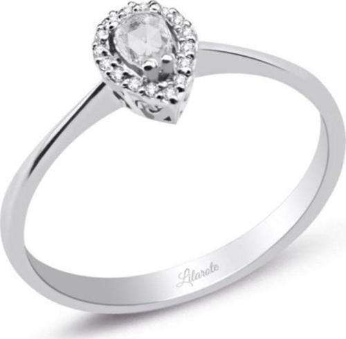 0.15 Ct Damla Pırlantalı Yüzük